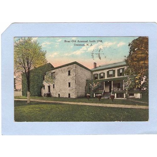 New Jersey Trenton Rear Old Arsenal Built 1798~1315