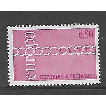 FRANCE 1971 EUROPA 80c PURPLE SG 1926 M MINT