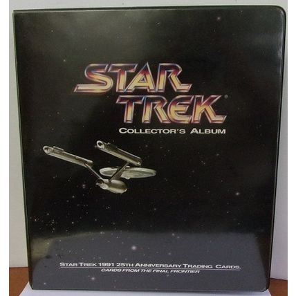 STAR TREK ' Collector's ' BINDER 25th Anniversary ( Impel/1991)