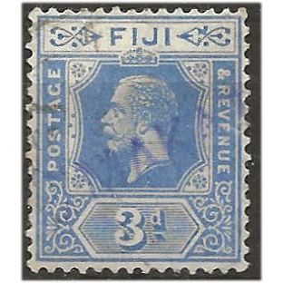 Fiji 1924 SG234 3d Blue Fine Used . .. .