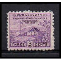 752 3c Washington's Hdqs Fine MNH Z1640