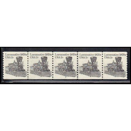 1897A 2c Locomotive Fine MNH Dry Gum PNC 2/5 PA2256