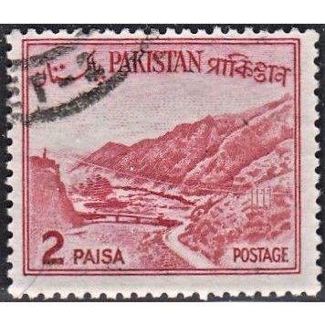 PAKISTAN, 1963 2p Khyber Pass, SG 129 (Scott #130a), used