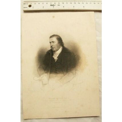 Vintage engraving - William Smellie F.S.A.