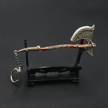 Keychain Kratos Leviathan Axe Game God of War 5 Ragnarok Metal