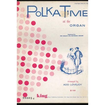 POLKA TIME at the ORGAN 1962 FREE Shipping