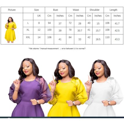 Plus Size African women's waistband dress is fashionable and comfortable