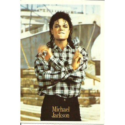 Music MICHAEL JACKSON Postcard (Smash Hits)