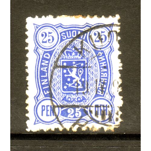 FINLAND 1889 SG 151 25p BLUE FINE USED #7