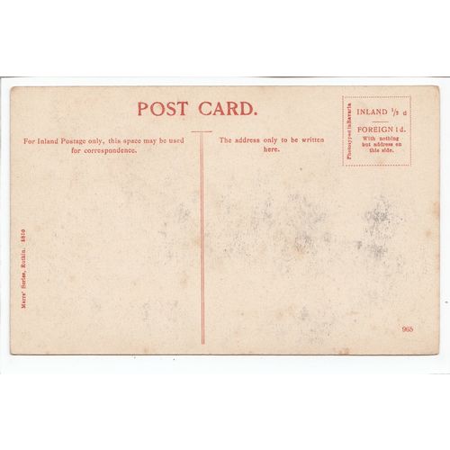 The Front Entrance Ruthin Castle Denbighshire Marrs Series Postcard