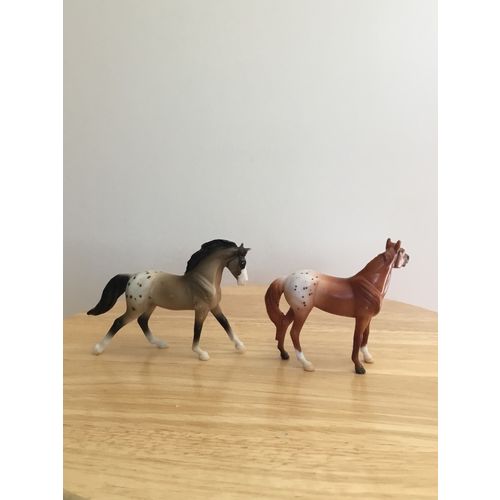 BREYER SR STABLEMATE TWO APPALOOSA HORSES