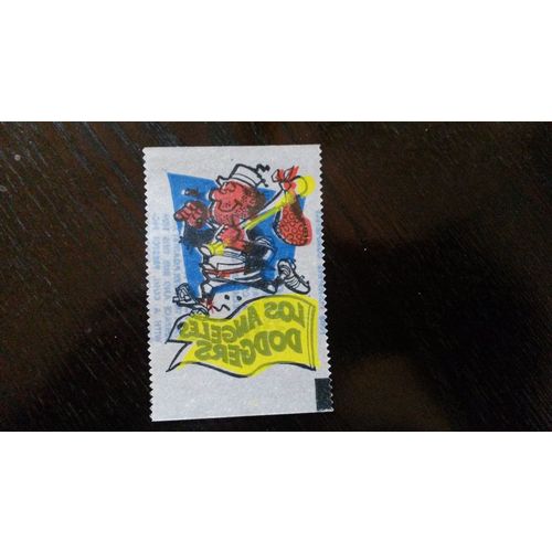 1961 Topps Magic Rub-Off Los Angeles Dodgers Pennant