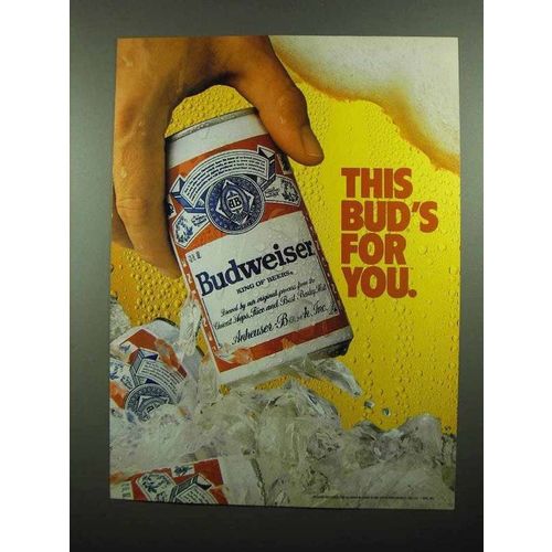 1989 Budweiser Beer Ad