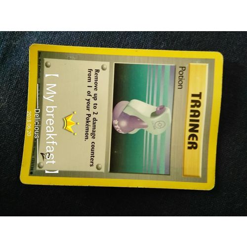 Single, Pokemon, Trainer, Potion Card