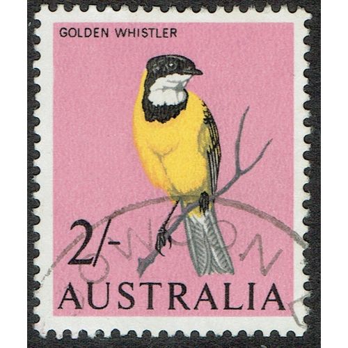 Australia 1964 Birds 2/- Yellow Black and Pink SG366 FU