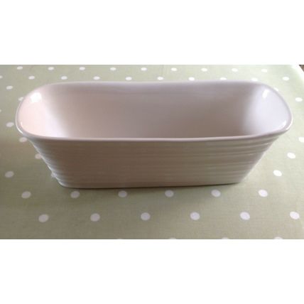 12 WHITE CERAMIC TROUGH FLOWER TUB POT PLANTER CONTAINER / WEDDING FAVOURS