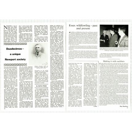 (5984) Duodecimos Society Newport Essex Dr William Smith - c.1983 Article
