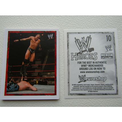 Topps - Merlin 2008 WWE Heroes Wresting Stickers 1-216 & P1-P15 Variants (EB2)