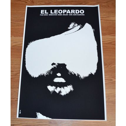 24x36" Movie Poster 4 Syrian film The Lepard.El leopardo.Faceless B&W art.LAST 1