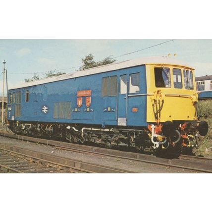 Class 73 No 73142 Train at Stewarts Lane Railway Station Postcard