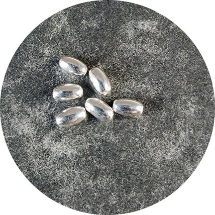Silver Sterling 925 Oval Beads 4x7mm Jewellery Making Quality 3 pack sizes C26