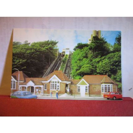 BEACH LIFT, FOLKESTONE,KENT. unused postcard Colourmaster =