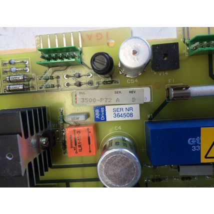 ALLEN BRADLEY 3500 P72, PWR SUPPLY, SAFT 172, 3500-P72 A D, 5761385-8G,ES