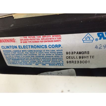 MOTOROLA DS3000-165 12" CRT MONITOR,7c 25974 ,115/230VAC,EIA 185,903PAMGRS,CF