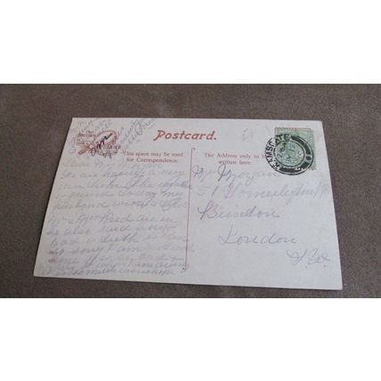 1910 fr Mirror series Postcard - Tram @ Ramsgate, Kent