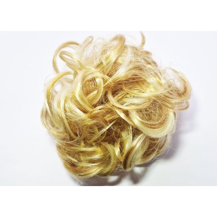 Synthetic Messy Bun Hair Piece, Ladies Hair Scrunchie BLONDE 105