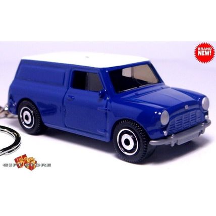 HTF KEYCHAIN BLUE AUSTIN MORRIS MINI COOPER VAN CUSTOM Ltd Ed. NICE GIFT