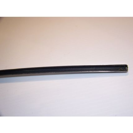 1965 DODGE MONACO 2D HT RH FRONT DOOR GLASS TRIM OEM POLARA