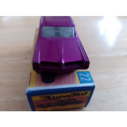 Matchbox - No22 Ford Pontiac Coupe GT (Rare) - with Replica Box