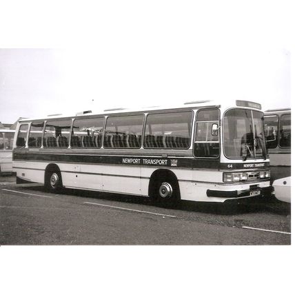 Black & White Photograph of Newport Corporation Transport - WTG 64T