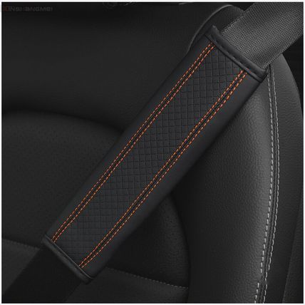 Safety Shoulder Strap Cover Universal UK 2pcs Leather Car Seat Belt Cover Pad