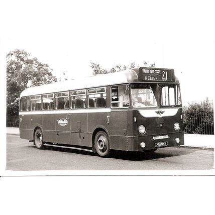 Black & White Photograph of Maidstone & District Motor Services Ltd. - 291 GKK
