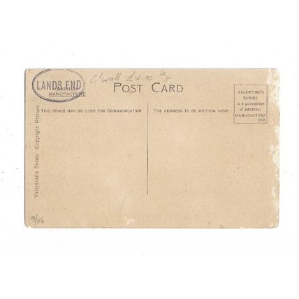 Land's End Hotel, Cornwall, Postcard.