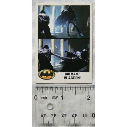 1989 Topps Batman card No.120 - Batman In Action
