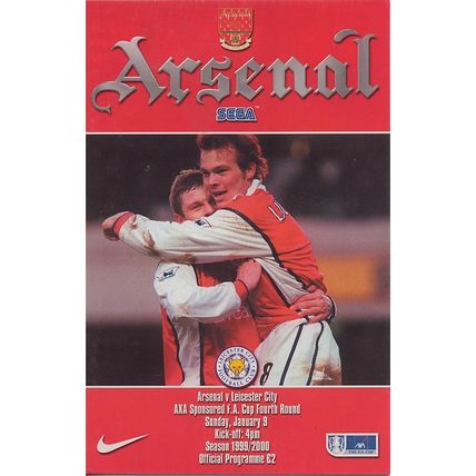 ARSENAL v LEICESTER CITY FA CUP ROUND 4 2000
