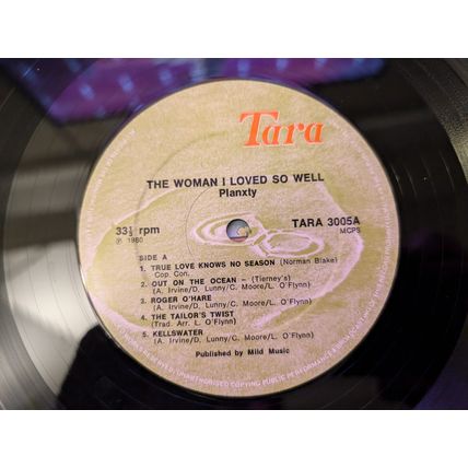 PLANXTY The Woman I Loved So Well LP Tara vinyl record 1980 folk Ireland Celtic