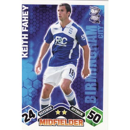 Match Attax 2009/2010 Keith Fahey Birmingham City