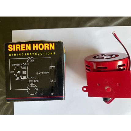 12V Air Raid Siren Motorcycle Boat Truck Motor Driven Horn Alarm UK Stock