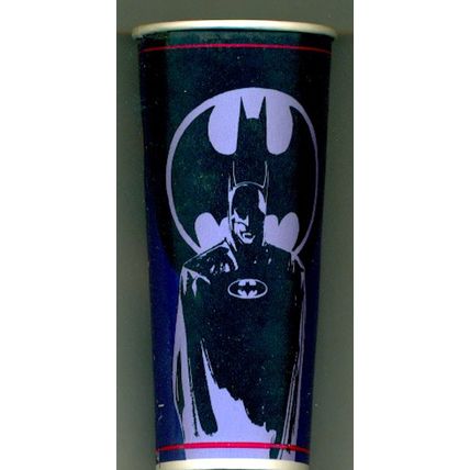 1997 BATMAN & ROBIN original Taco Bell contest promo paper cup