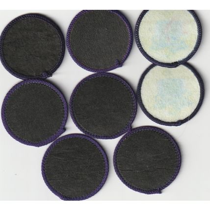 Scout Badges 8 x Staged - Computer 2002+ - 2 x White & 6 x Black Backs (BY49)
