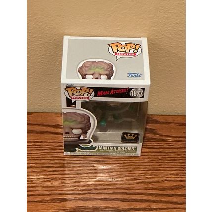 Funko Pop! Mars Attacks! Martian Soldier #1877 Funko Exclusive (Box & Protector)