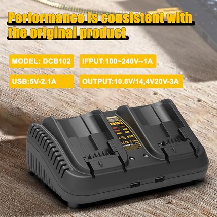 Powilling DCB102BP Replacement Charger for Dewalt DCB102BP 20-Volt MAX Jobsite C