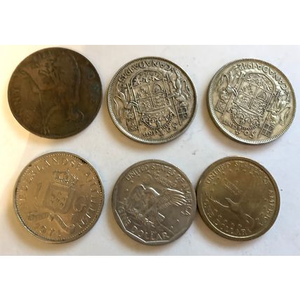 Collection of US and Foreign Coins (54)