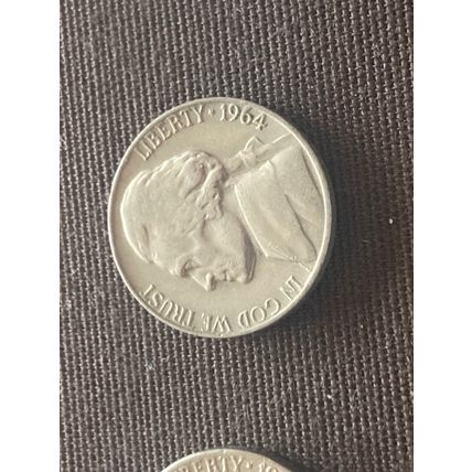Umlaufmünze USA 5 Cent 1964 ohne Münzzeichen