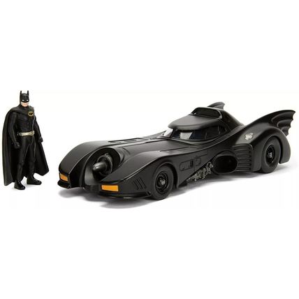 1989 BATMOBILE WITH BATMAN FIGURE - JADA JAD98260 1/24