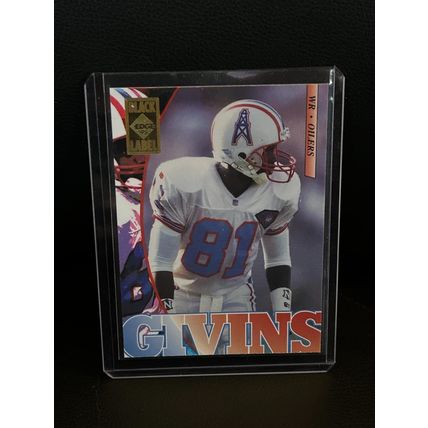 Ernest Givins [Black Label] #77 | 1995 Collector's Edge Football Trading Card